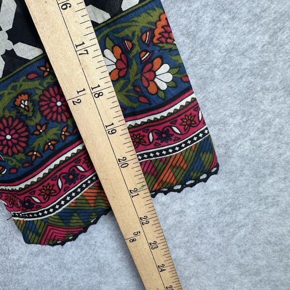 Tunic Women’s Size Medium Festival Boho Hippie‎ Retro Ethnic Floral 3/4 Sleeve - Picture 5 of 10